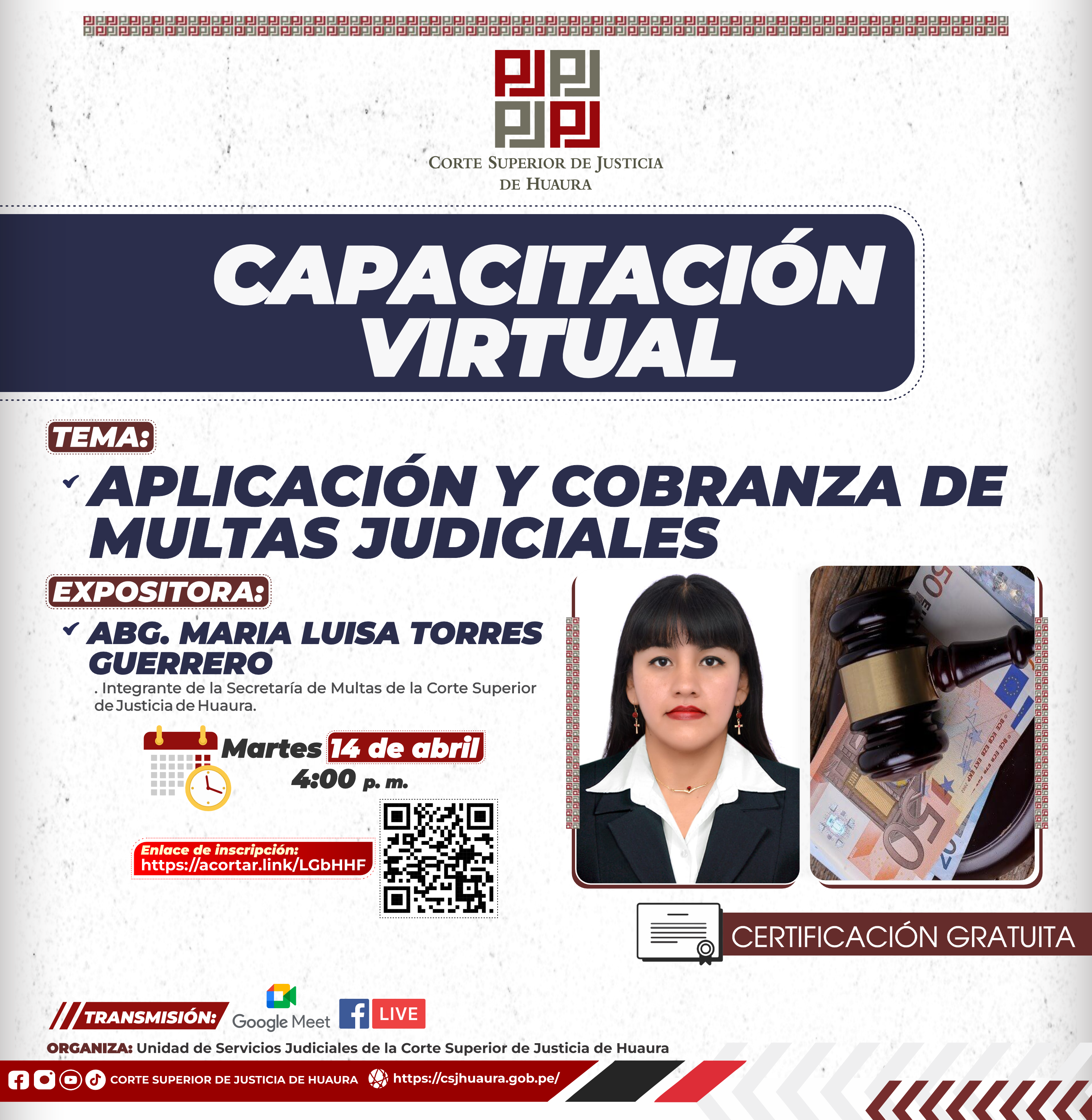 APLICACIÓN Y COBRANZA DE MULTAS JUDICIALES