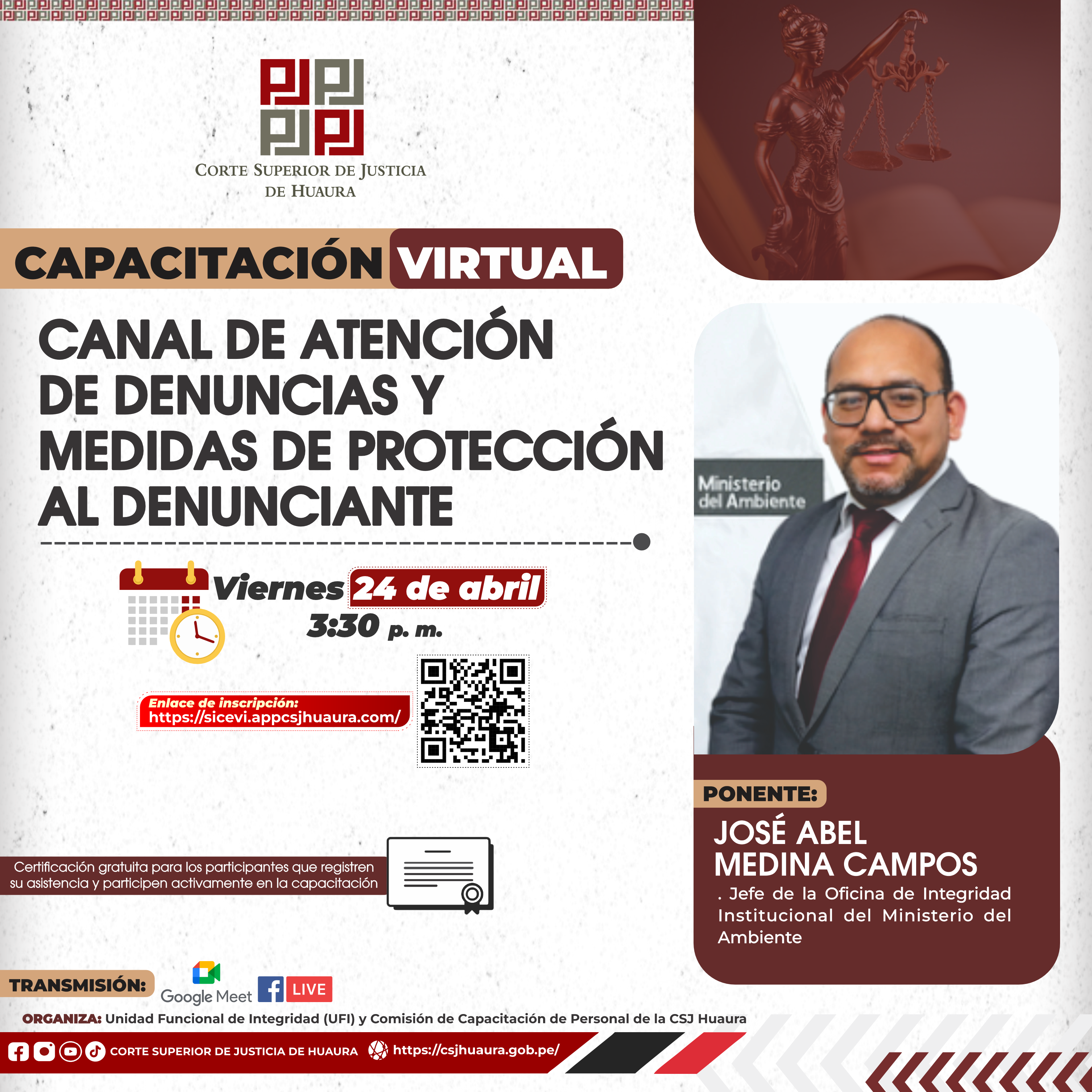 CANAL DE ATENCIÓN DE DENUNCIAS Y MEDIDAS DE PROTECCIÓN AL DENUNCIANTE