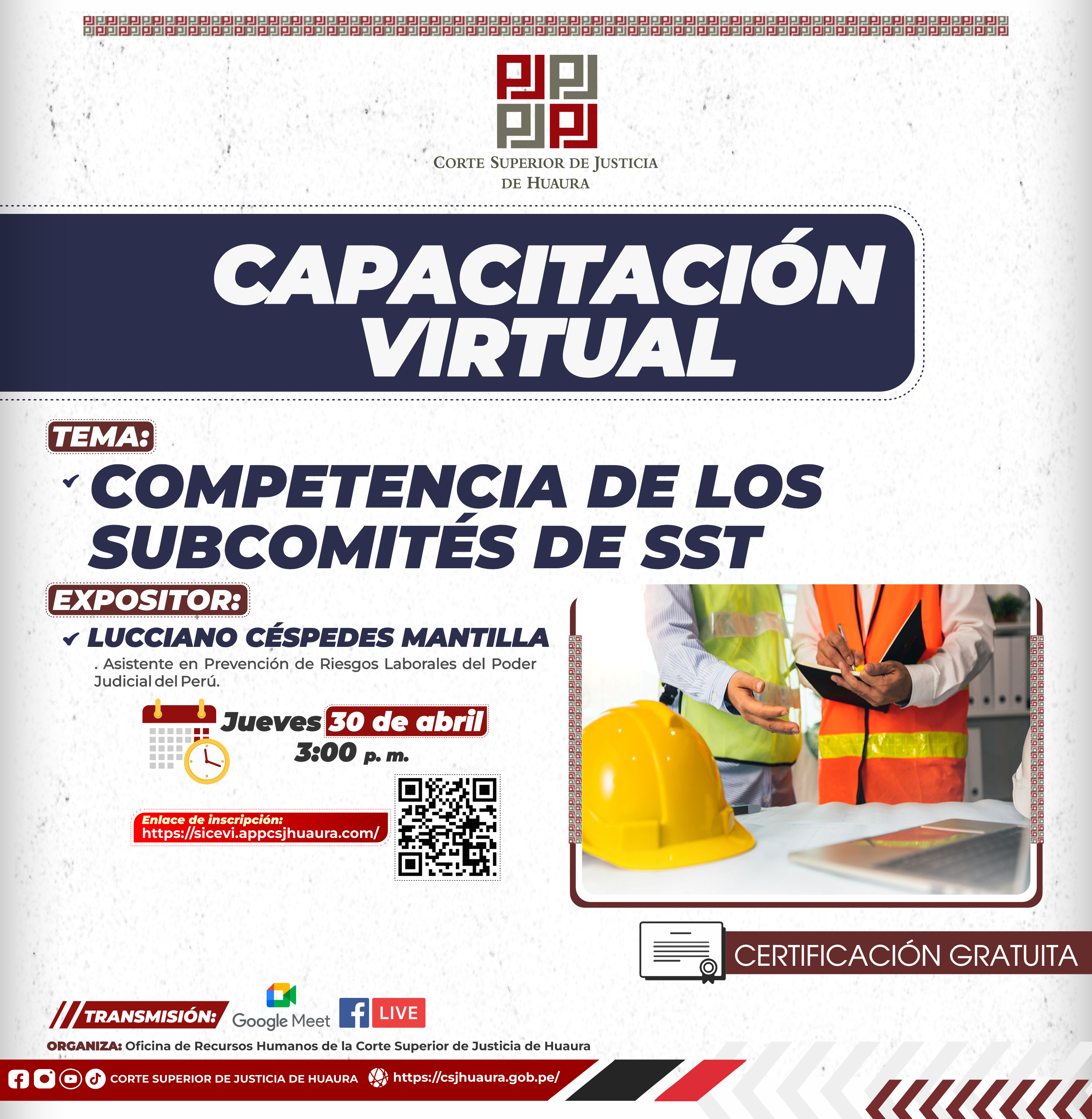 COMPETENCIA DE LOS SUBCOMITÉS DE SST