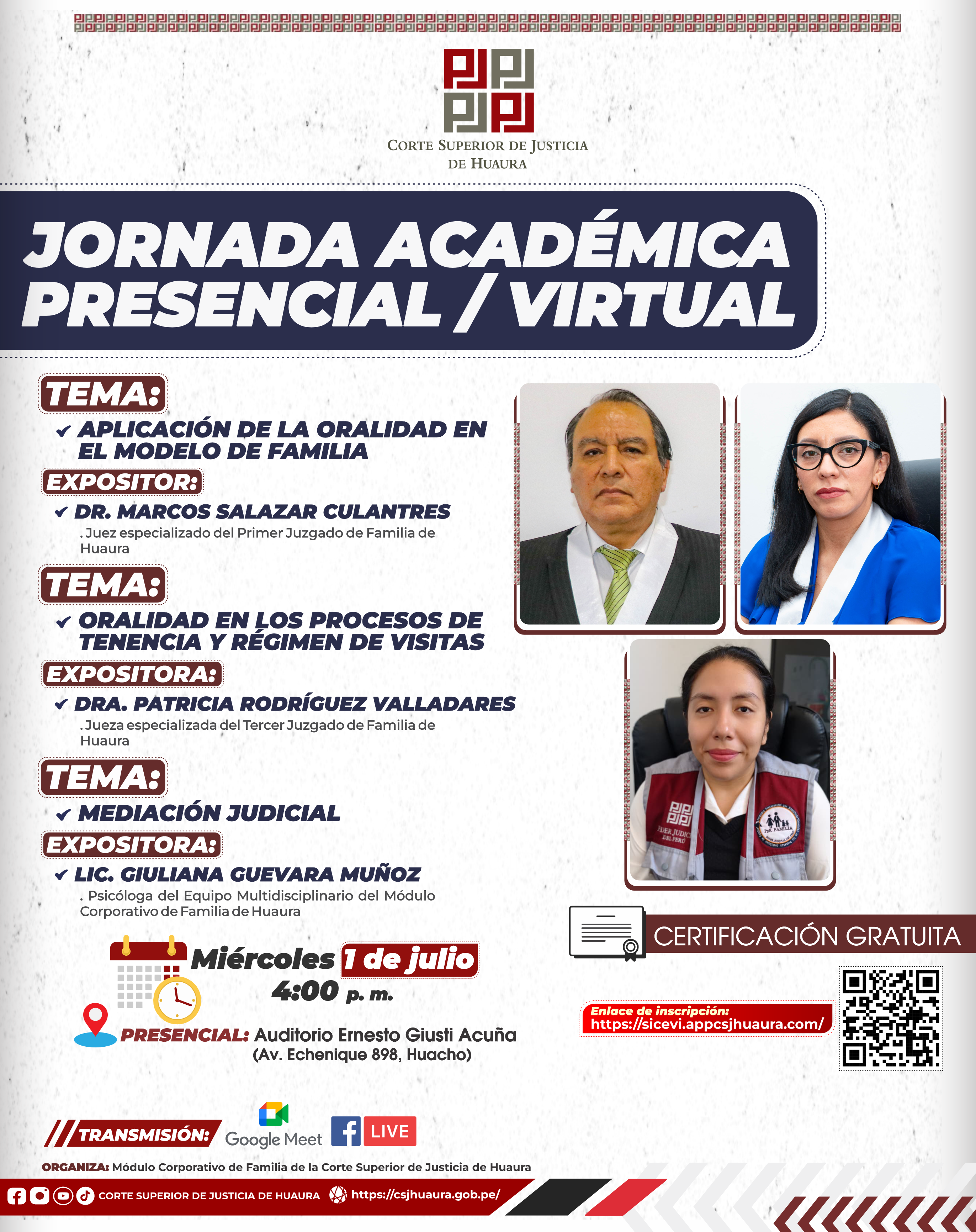 APLICACIÓN DE LA ORALIDAD EN EL MODELO DE FAMILIA - ORALIDAD EN LOS PROCESOS DE TENENCIA Y RÉGIMEN DE VISITAS - MEDIACIÓN JUDICIAL